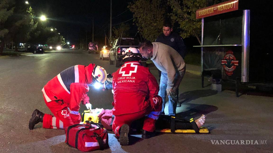 $!La mujer fue trasladada al Hospital General.