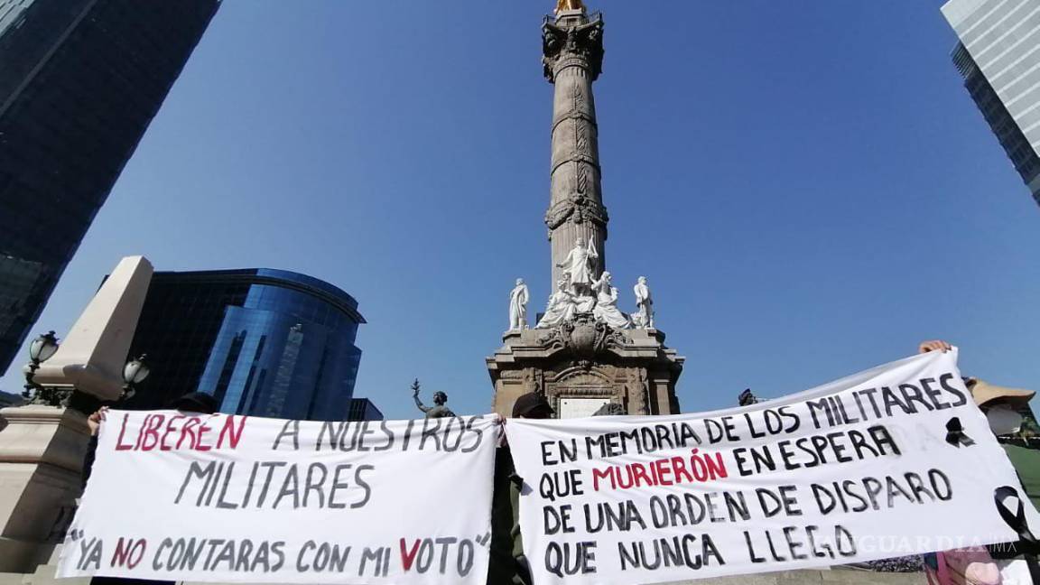 $!‘Cumplían con su deber’, marchan en varios estados en apoyo a soldados acusados de asesinato