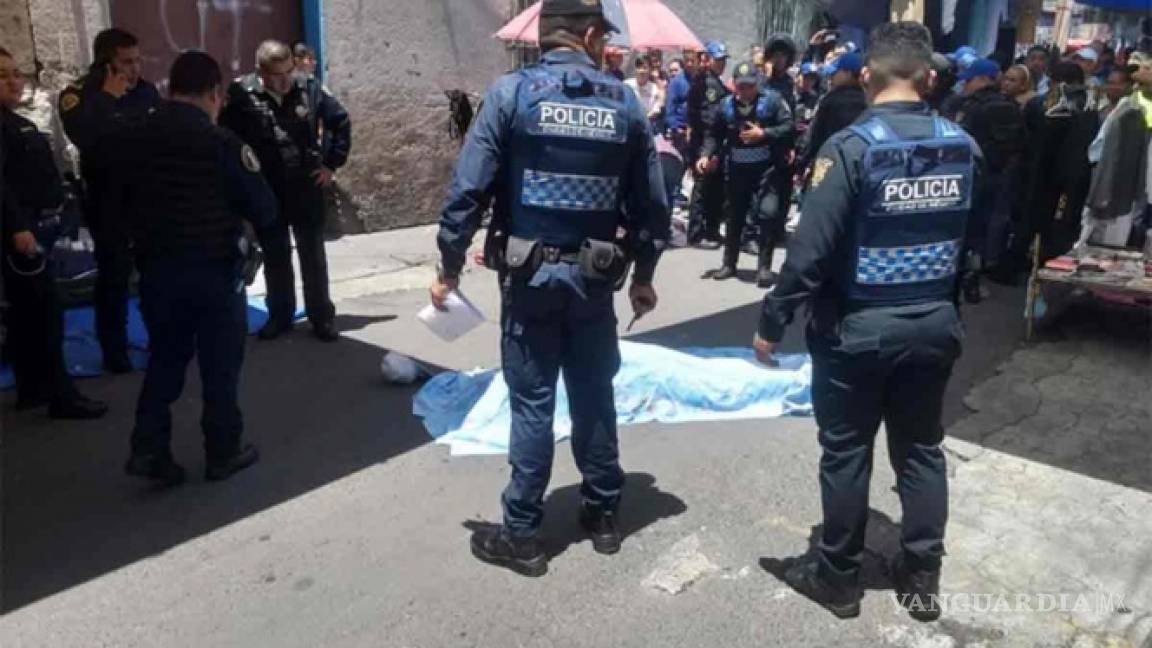 Balacera deja un muerto y tres heridos en Tepito