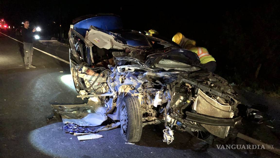 Choque por alcance deja un fallecido en la carretera a Torreón