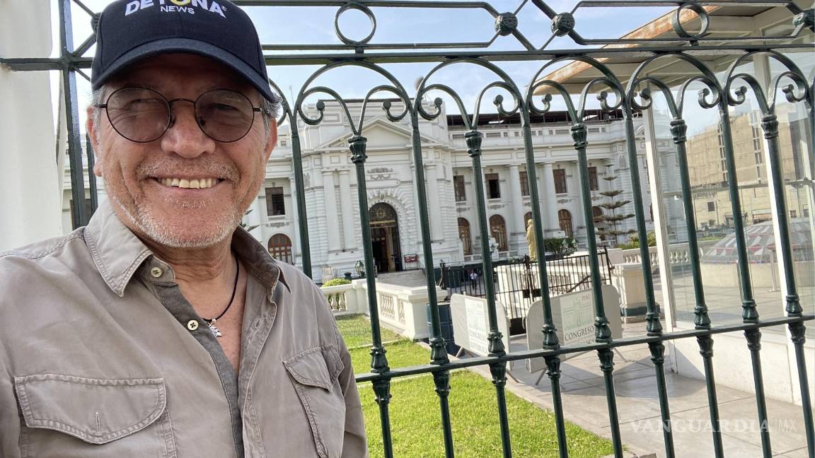 $!En la sede amurallada del Congreso de Perú.