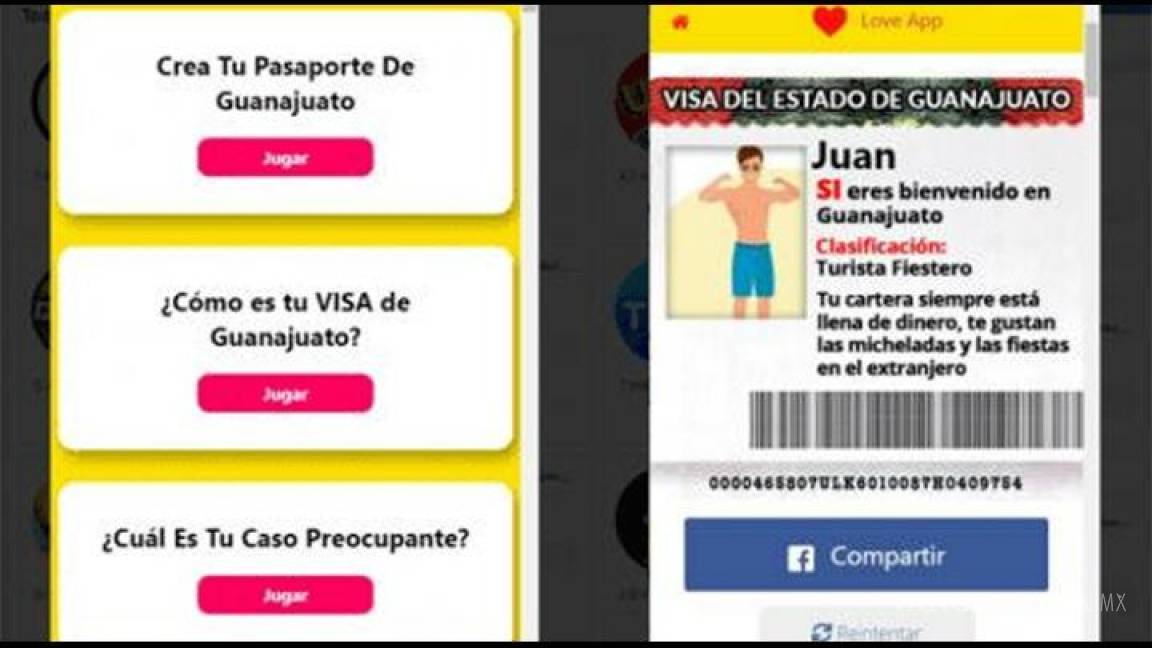 ¡Cuidado!, si creaste en Facebook tu “Visa de Guanajuato”, están utilizando tus datos