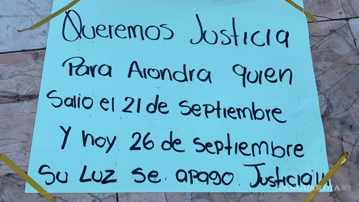 $!No nos han dicho nada, lo que sabemos es por los medios: familiares de Alondra Elizabeth