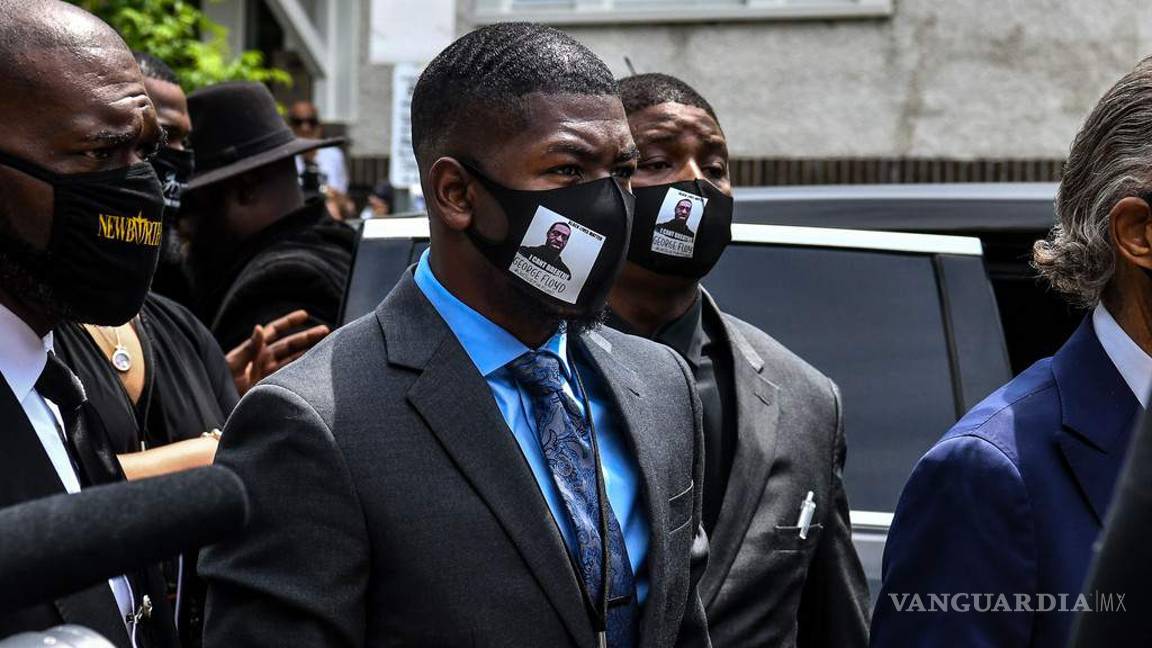 $!Así iniciaron hoy los funerales de George Floyd