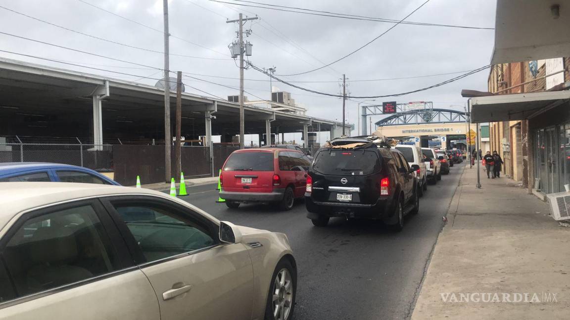 Filas de paisanos es producto de la seguridad en Piedras Negras, señala Bres Garza