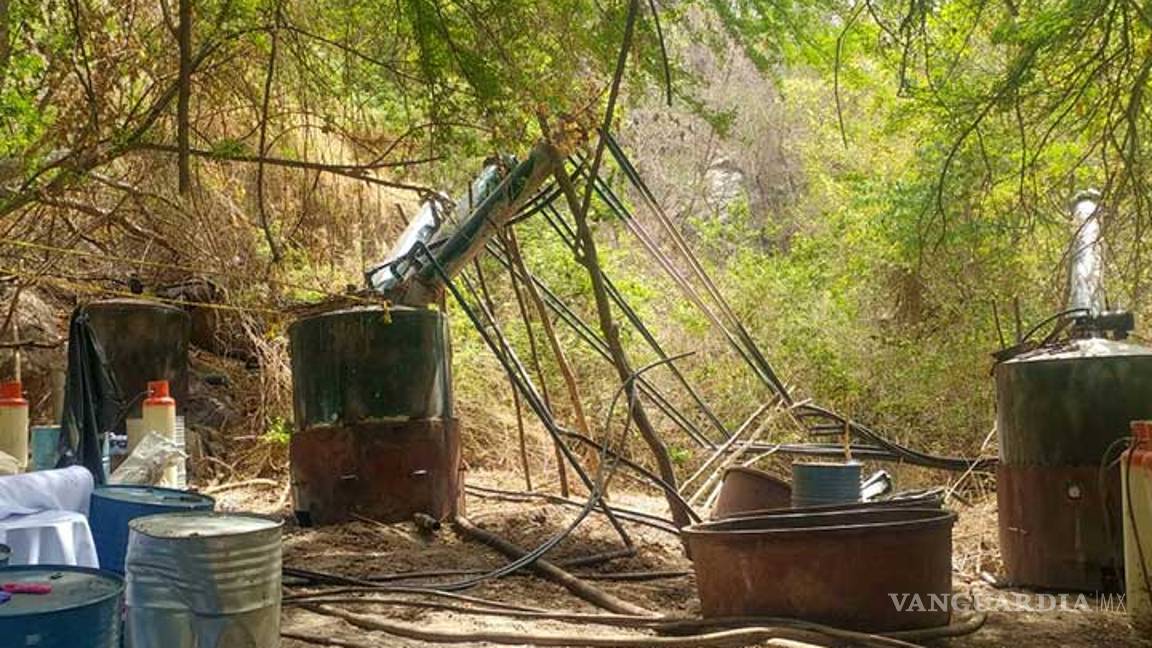 $!Desmantelan narcolaboratorio en Sinaloa