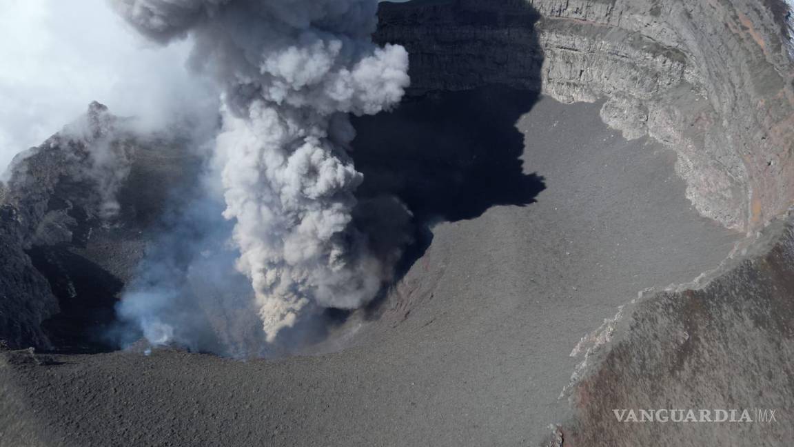 ¿Ya lo viste? Marina capta con dron cráter del volcán Popocatépetl... y el video es impresionante