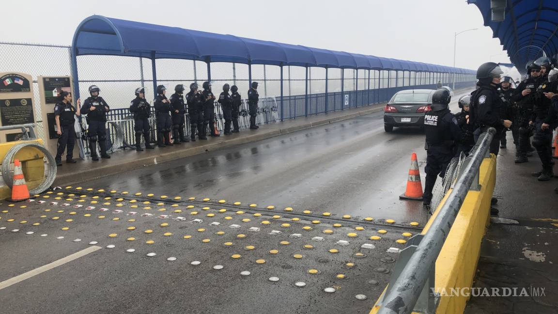 Despliegue de policías mexicanos en Piedras Negras supera al de Estados Unidos ante Caravana