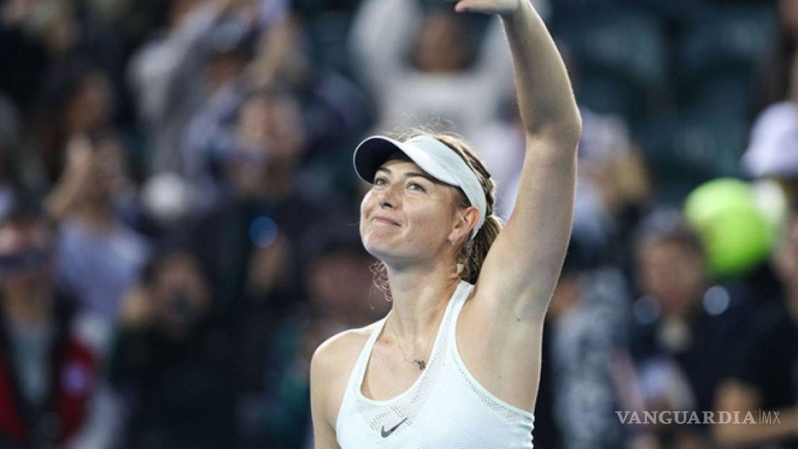 Sharapova mantiene buen paso en China