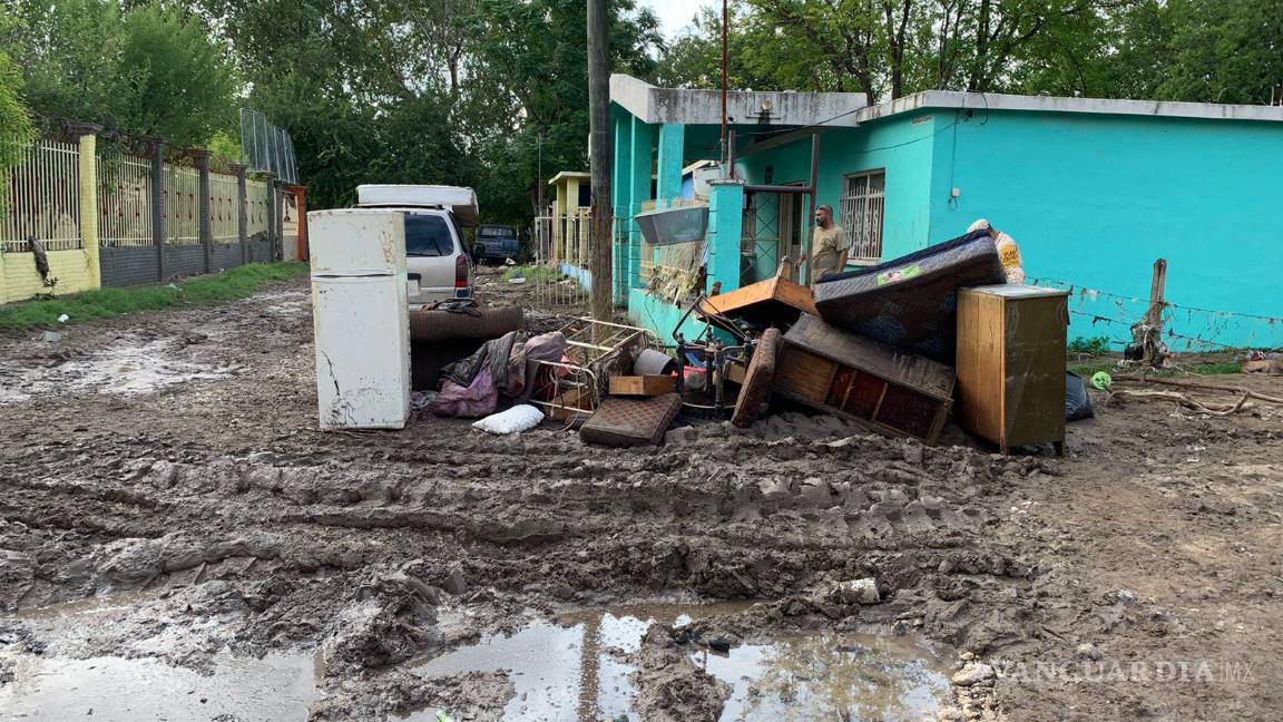 $!Tras fuertes lluvias se registraron desbordes de arroyos en la Región Carbonífera de Coahuila, donde el municipio de Múzquiz quedó prácticamente bajo el agua