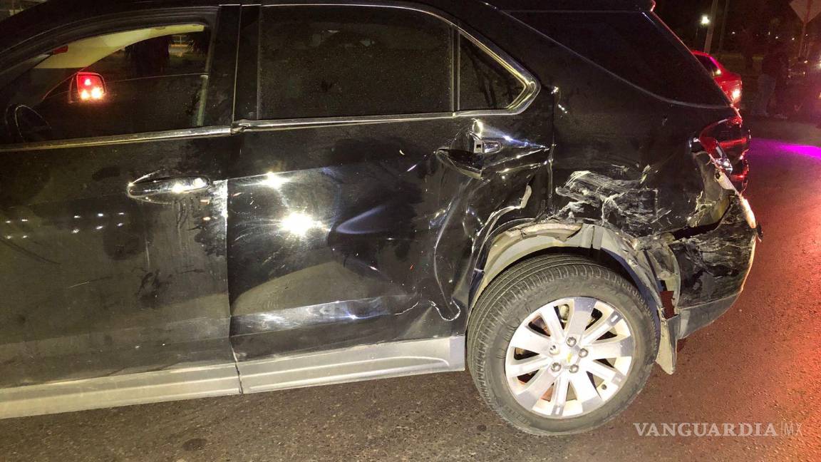 $!Otro de los afectados acab+o con la parte trasera destrozada.