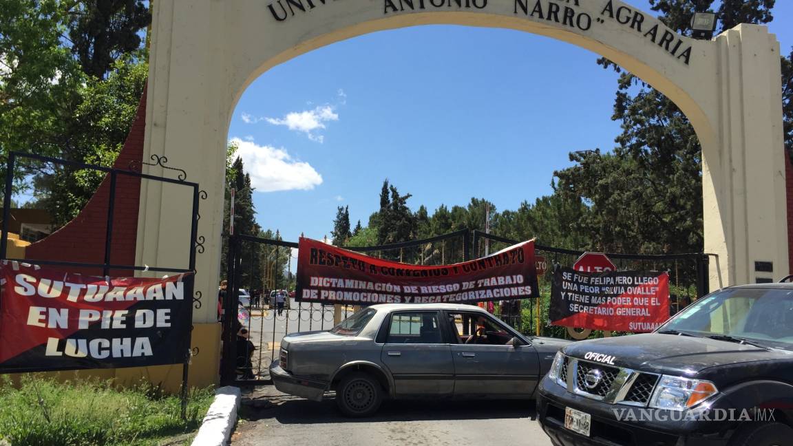 SUTUAAAN toma instalaciones de la Narro