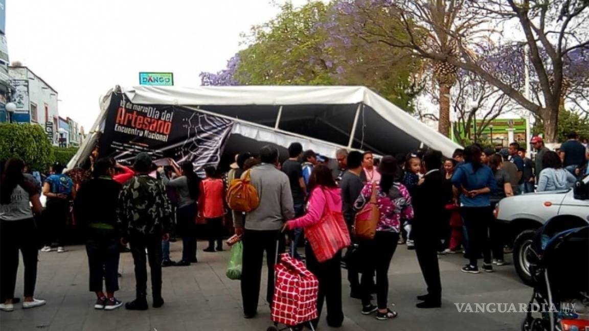 Cae carpa sobre multitud en Hidalgo; hay seis lesionados