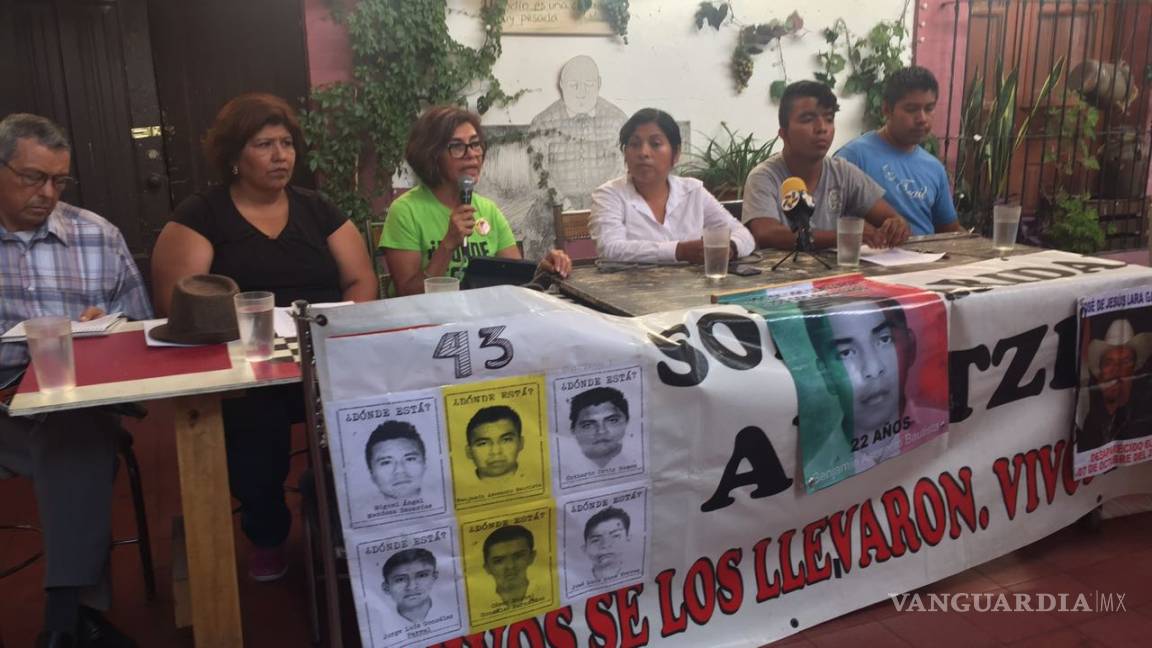 Desde Saltillo, anuncian padres de los 43 de Ayotzinapa movilizaciones a nivel nacional