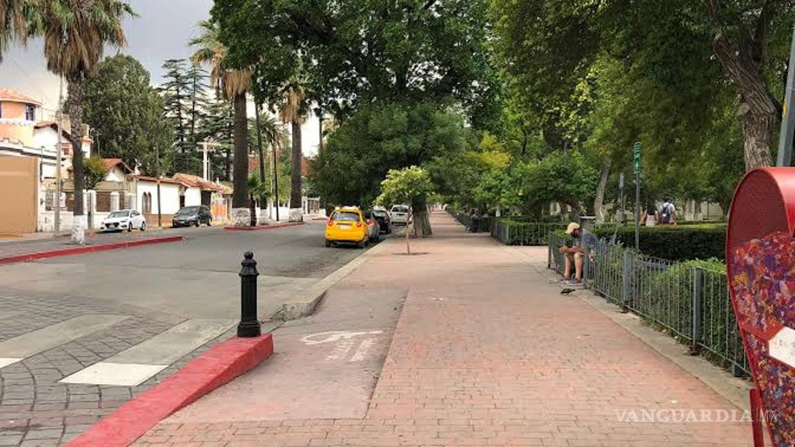 $!Centro de Saltillo sin mucha afluencia en primer domingo de reactivación