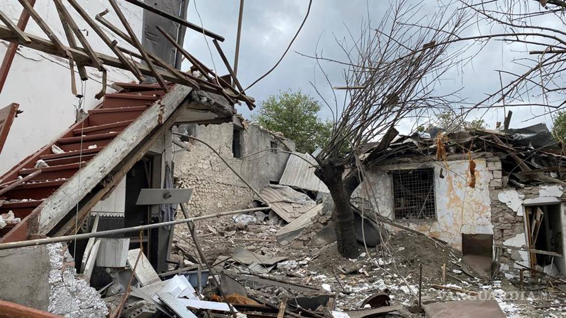 $!Nagorno Karabaj es escenario de desastre humanitario debido a bombardeos azerbaiyanos