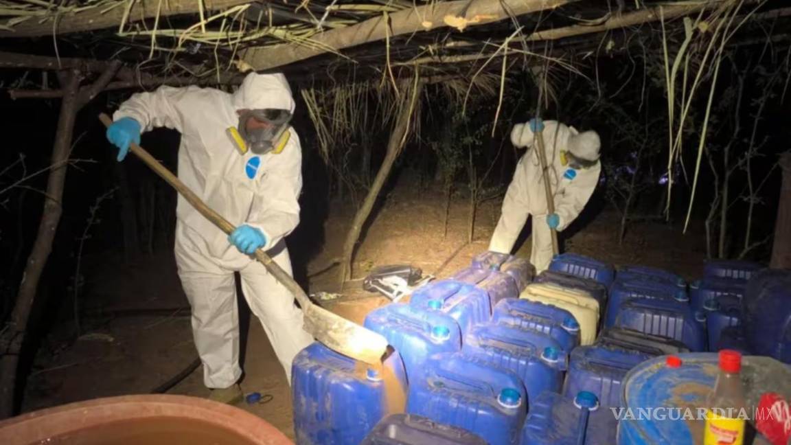 $!Destruyen 8 laboratorios de metanfetaminas en Sinaloa