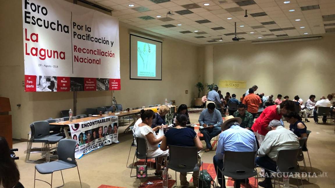 $!En Coahuila, familiares de víctimas de violencia rechazan el ‘perdón’ de AMLO