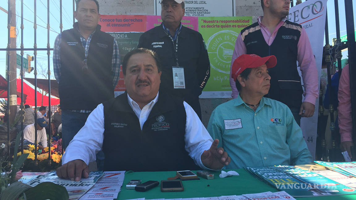 Realiza Profeco operativo por Día de Muertos en Coahuila