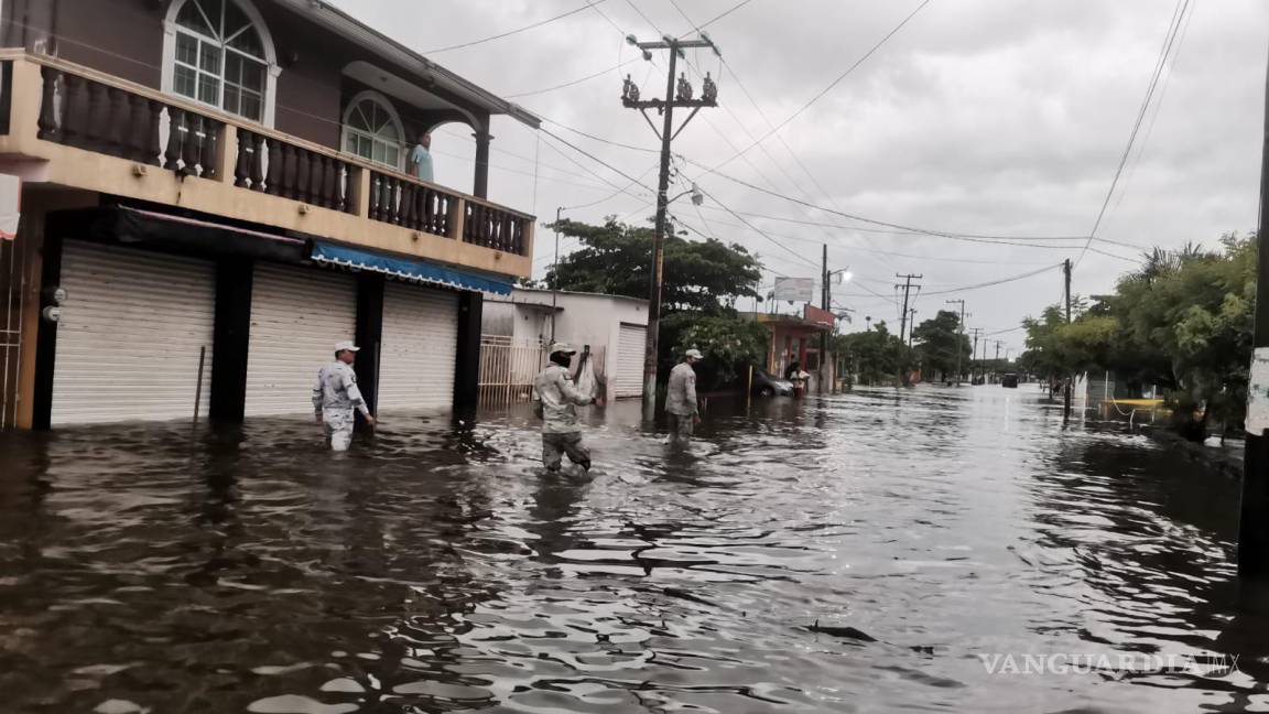 Más de 200 casas afectadas por lluvias en Veracruz
