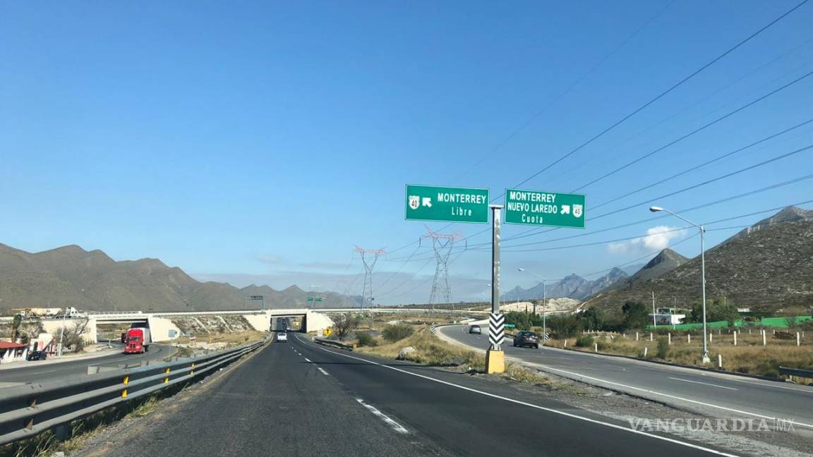 Aumentan costos de la autopista Saltillo-Monterrey; tres pesos para automóviles y pick ups