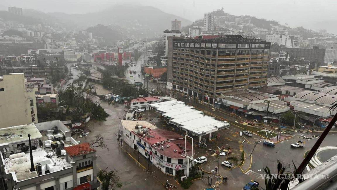 $!Destrozos provocados por el huracán Otis de categoría 5 en Acapulco, Guerrero.