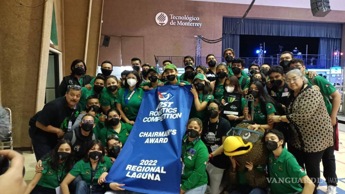 Estudiantes de La Laguna ganan concurso de robótica; competirán mundialmente en Houston