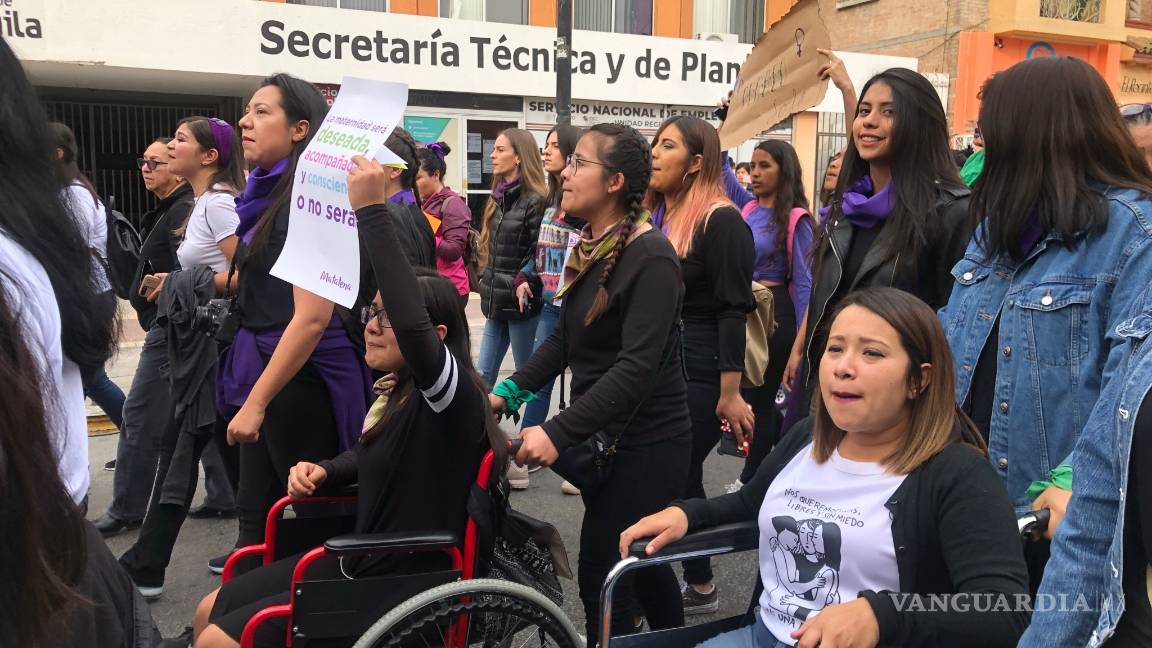 $!Miles de mujeres en Saltillo salen a las calles para exigir freno a la violencia