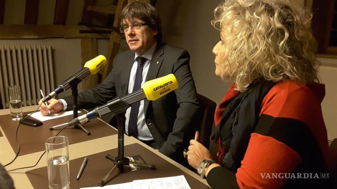 Carles Puigdemont pide apoyo europeo para separatistas