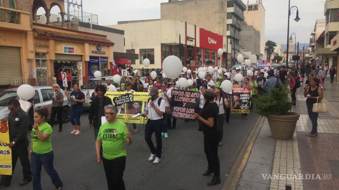 'Sigue habiendo corazones entristecidos': Marchan en Saltillo por los desaparecidos