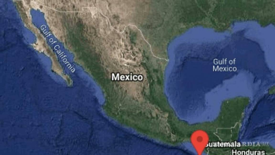 Se registra sismo de magnitud 6.4 en Chiapas
