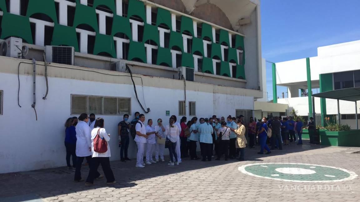 Médicos y enfermeros del IMSS en Monclova trabajan expuestos al coronavirus