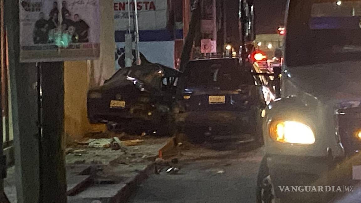 Tragedia en zona centro de Monclova: conductor embiste un auto; mueren 3 jóvenes