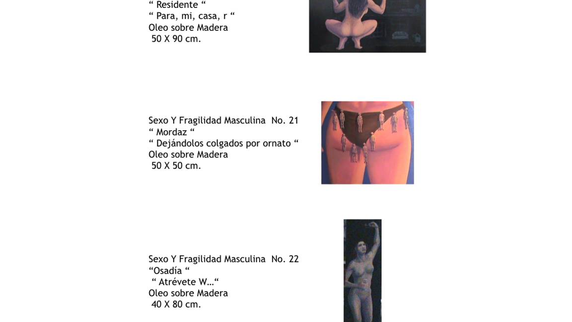 $!Fragilidad Masculina