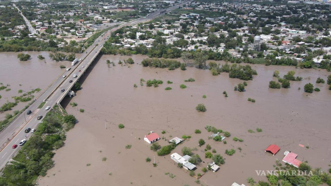 Inundación en Múzquiz, tan grande como si se hubiera inundado el doble de población de Arteaga