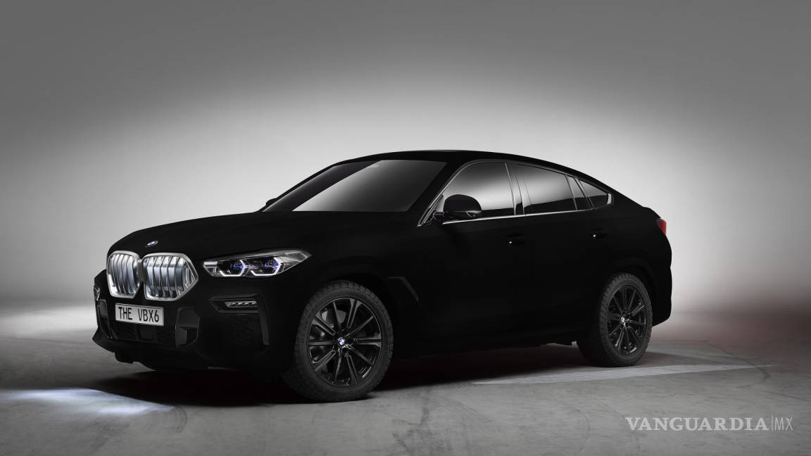 BMW X6 Vantablack, el auto color negro más oscuro del mundo