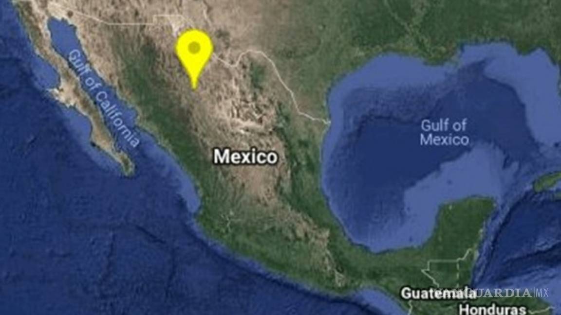 Se registra sismo de 4.8 grados en Chihuahua