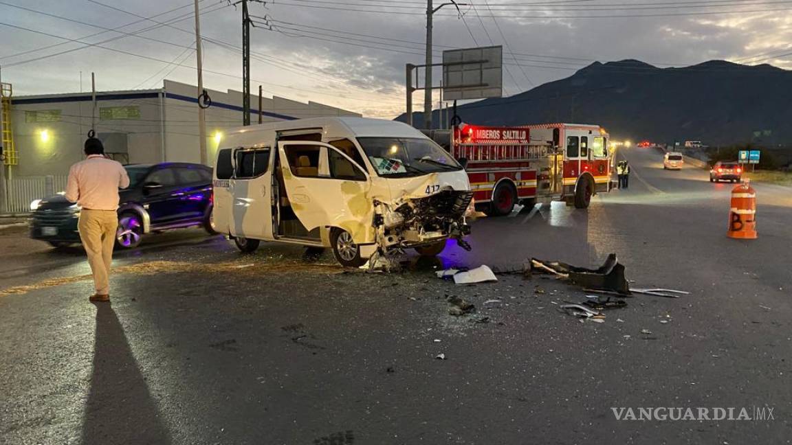 Tráiler provoca choque en la Saltillo-Zacatecas, hay seis heridos