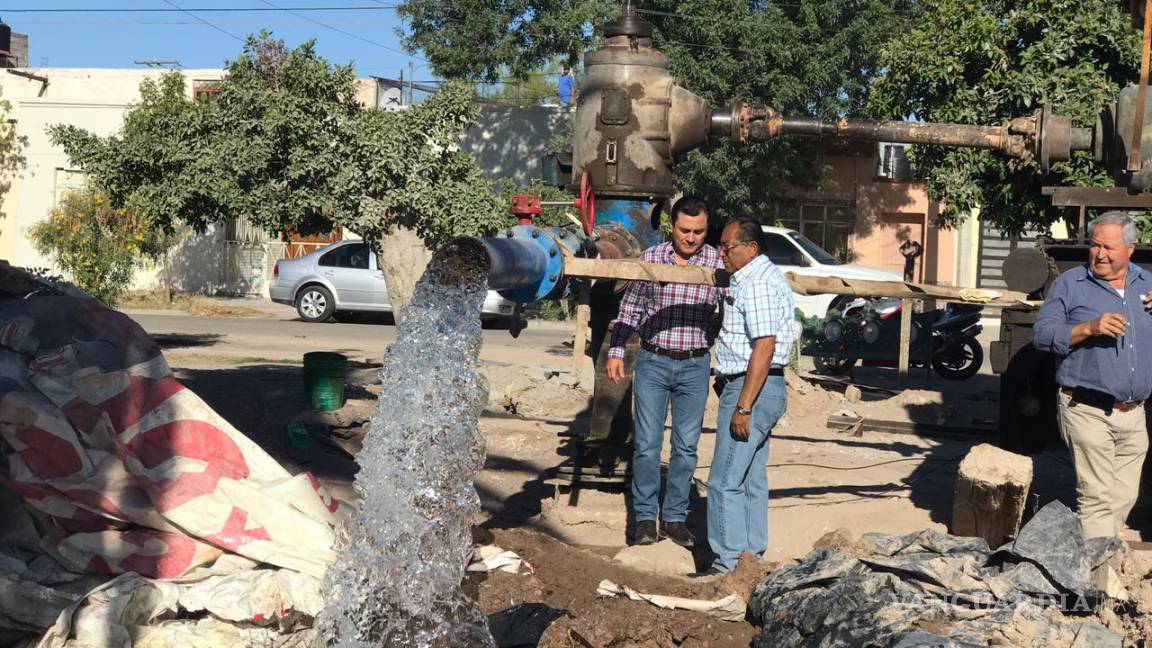 Nuevo pozo terminará con escasez de agua en el segundo cuadro de Torreón