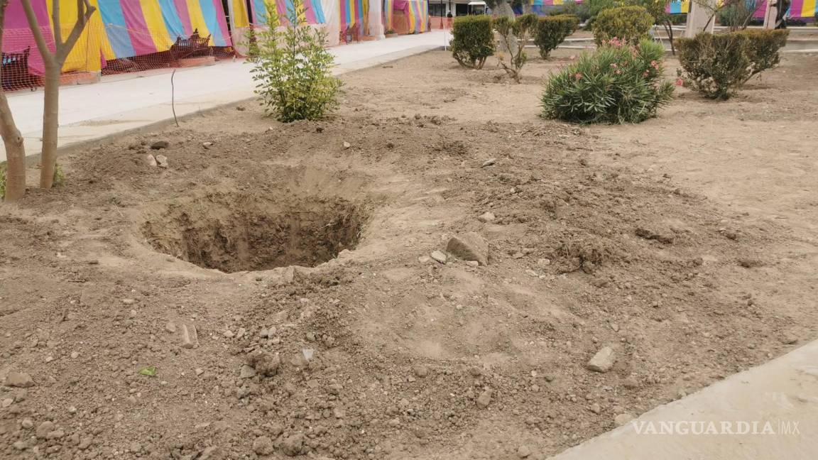 Inicia la plantación de árboles en la plaza pública Benjamín Canales de Acuña