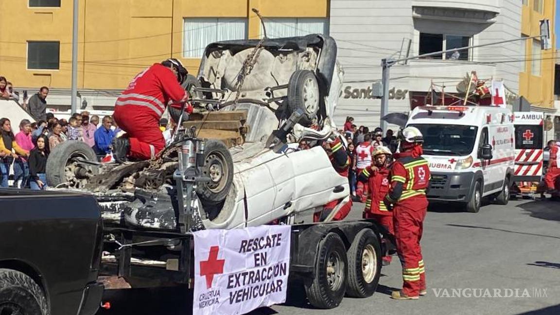 $!Simulacros de Protección Civil sorprendieron con su realismo y precisión en el cierre del evento.