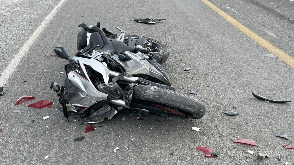 Muere motociclista tras ser atropellado en la carretera a Monclova