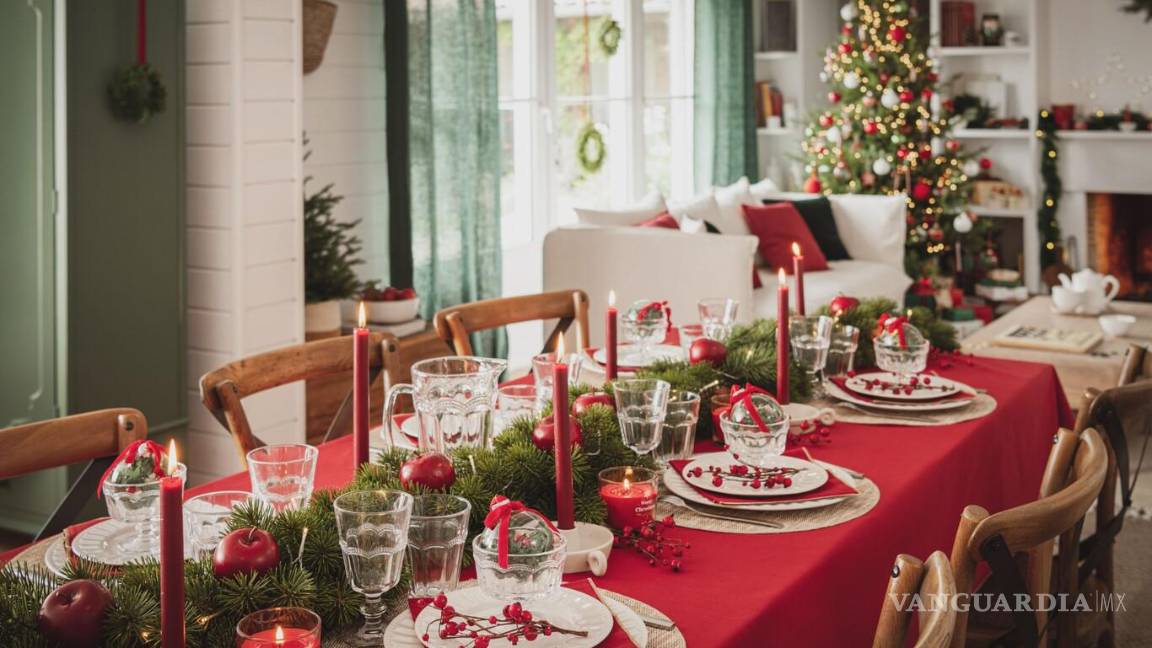 $!El corazón de la casa se traslada a ser el comedor en estas fechas.