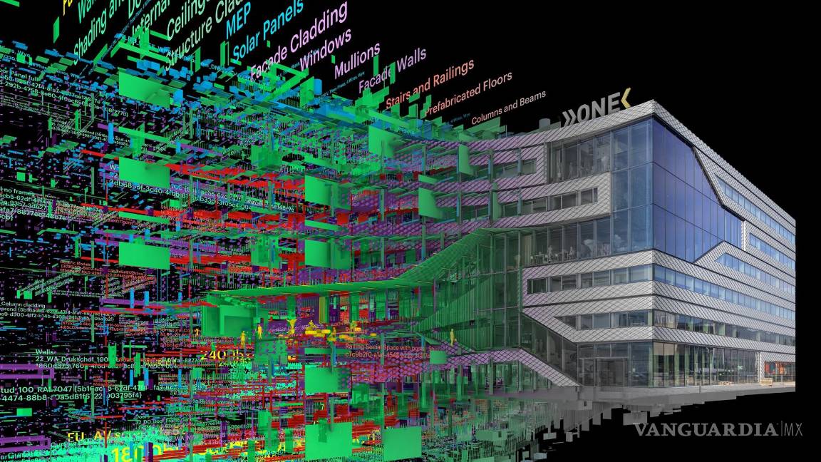 $!Matrix One: esquema del despiece del edificio.
