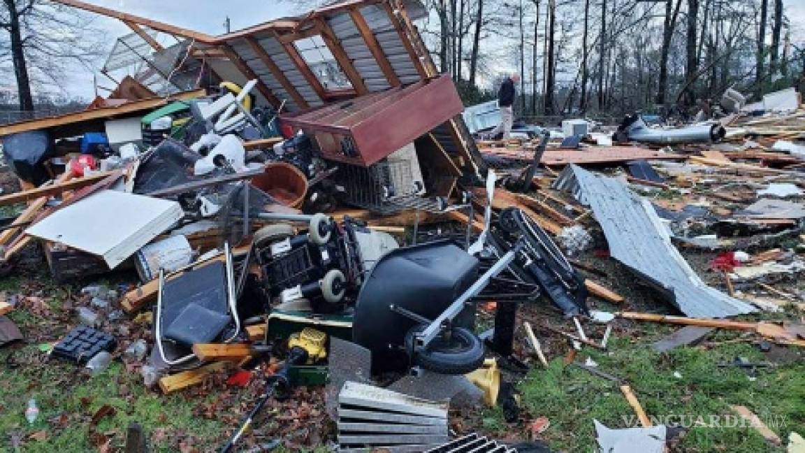 Suman 7 muertos por tormentas en el sur de Estados Unidos