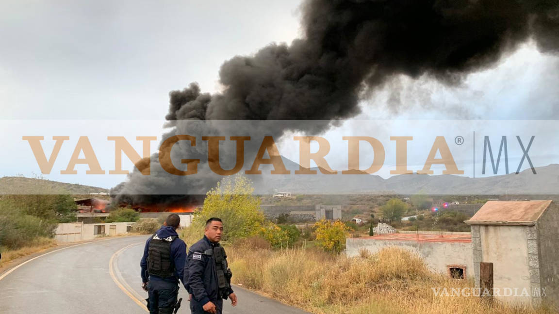 Explotan tanques de gas en ejido de Coahuila y provocan incendio