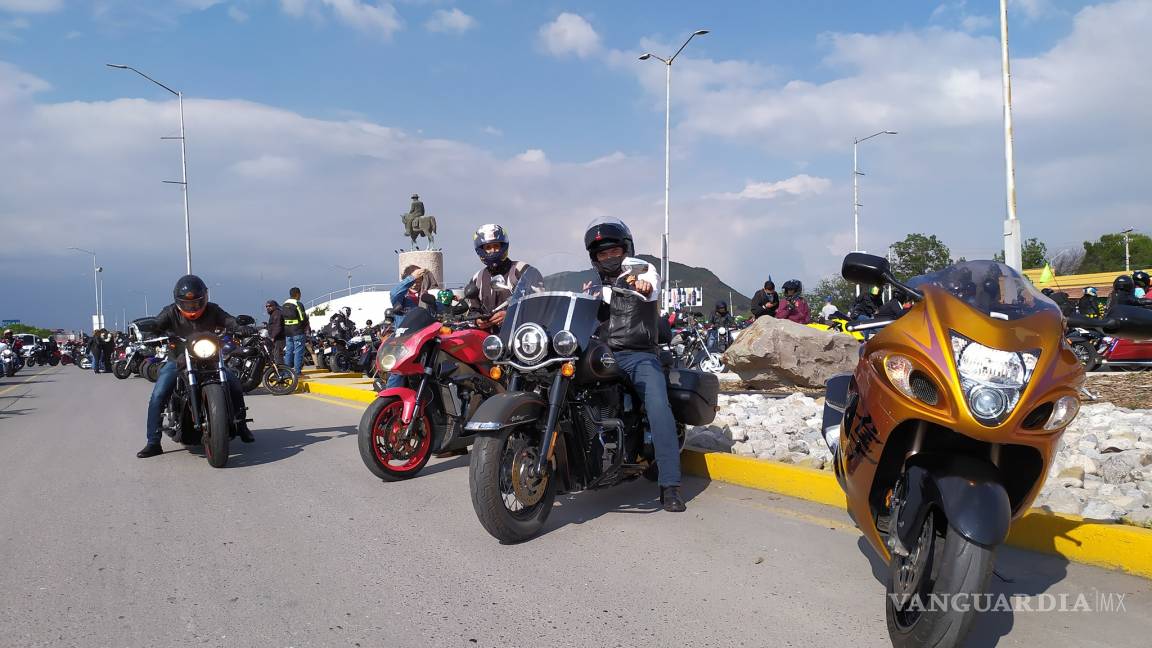 Disuelve Protección Civil de Saltillo concentración masiva de motociclistas