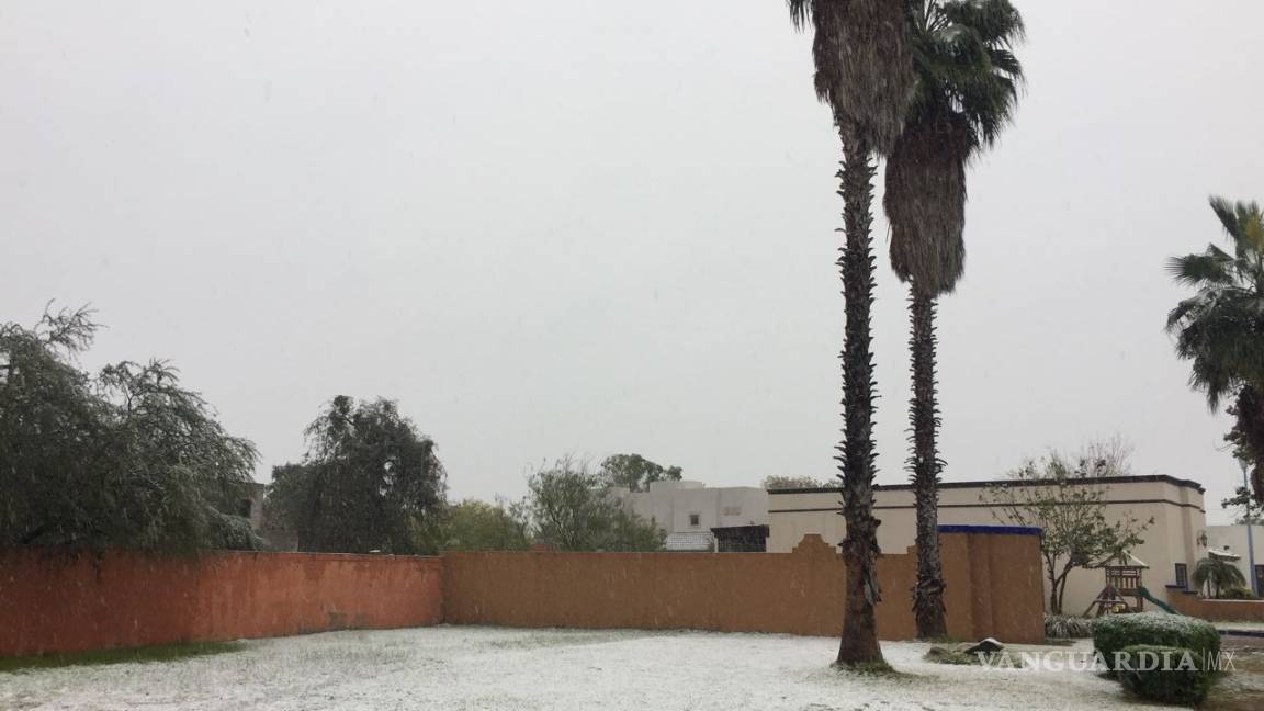 $!Cubre aguanieve en Piedras Negras; piden extremar precauciones