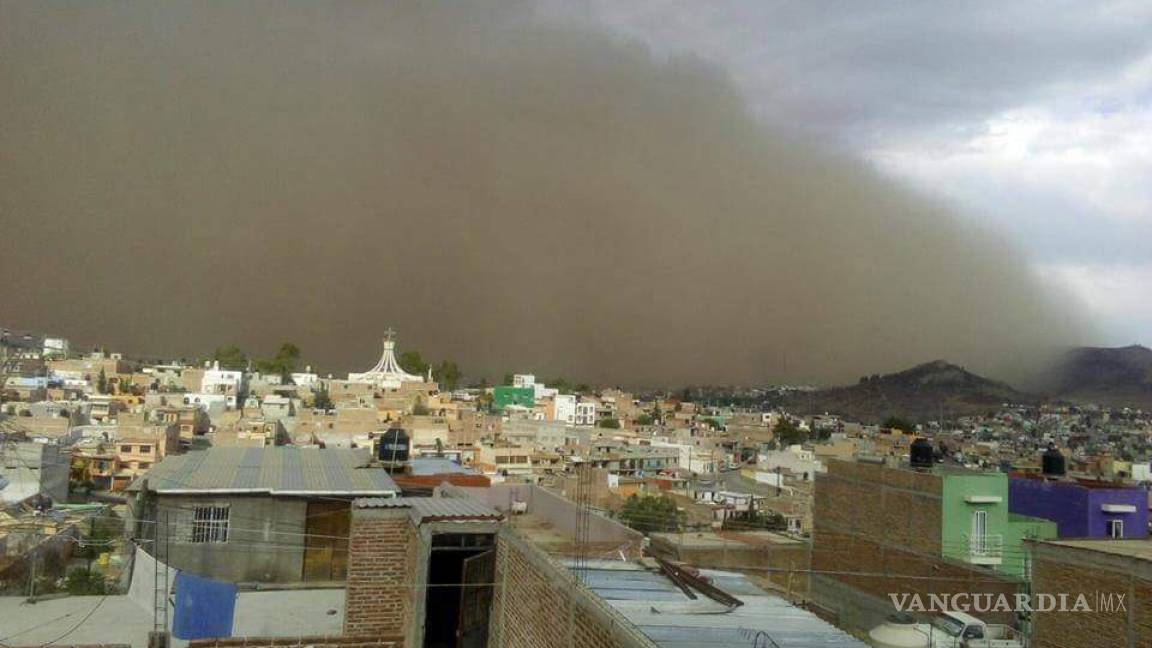 Azota tormenta de arena a Zacatecas