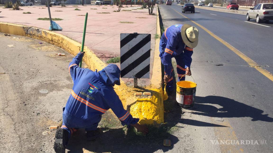 Intervienen vialidades en Torreón por mantenimiento